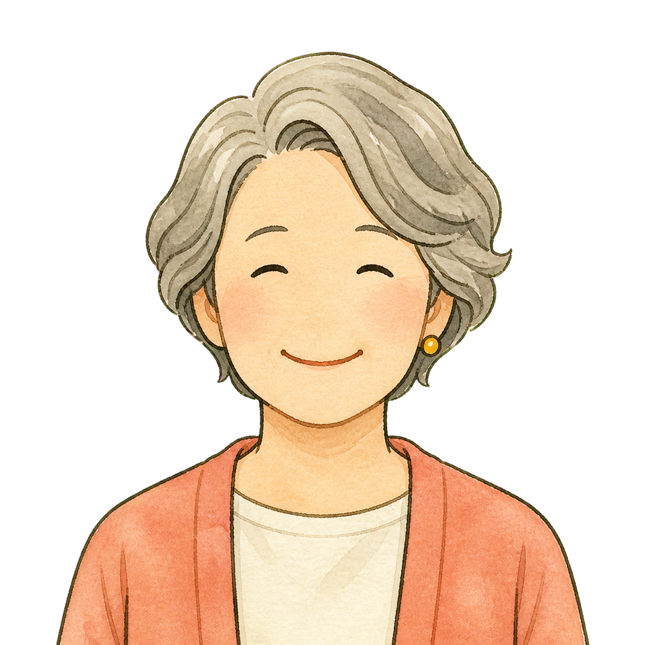 スタイリスト水野ふみの似顔絵