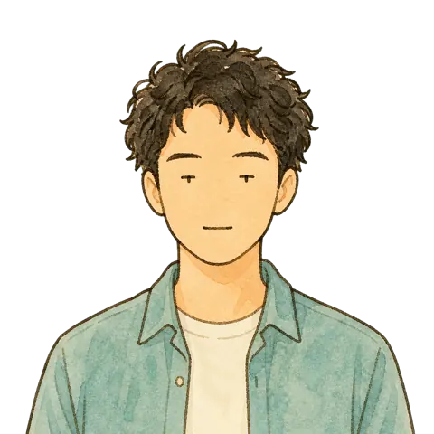 スタイリスト森田れんの似顔絵